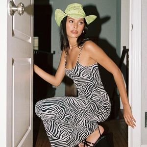 Princess Polly - KNOX MAXI DRESS ZEBRA
